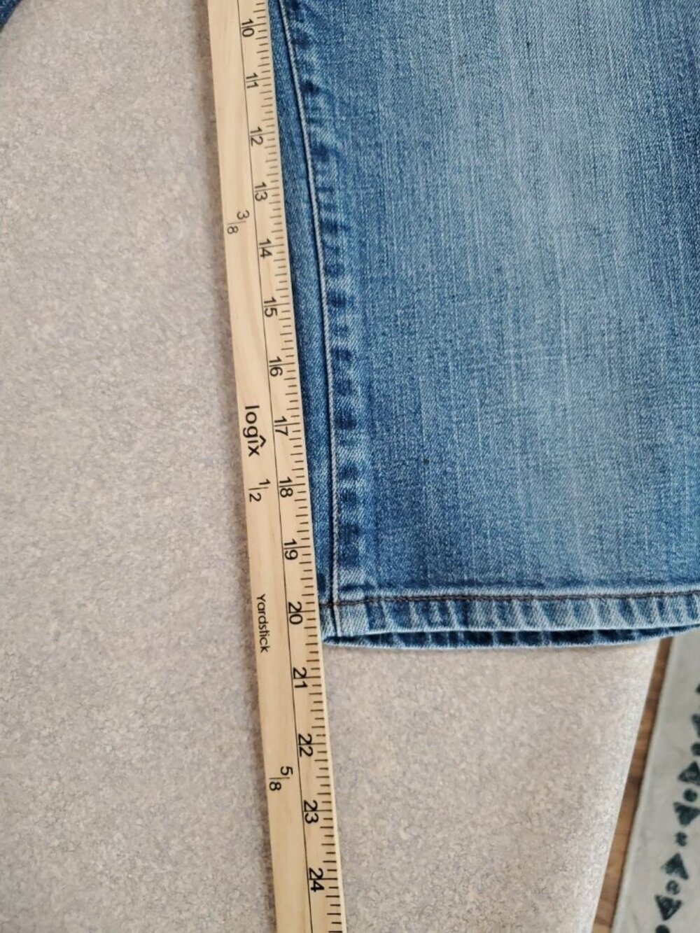 Lauren Ralph Lauren Jeans Classic Midcalf Women's Size 10 Capri Preppy Denim - Picture 11 of 12